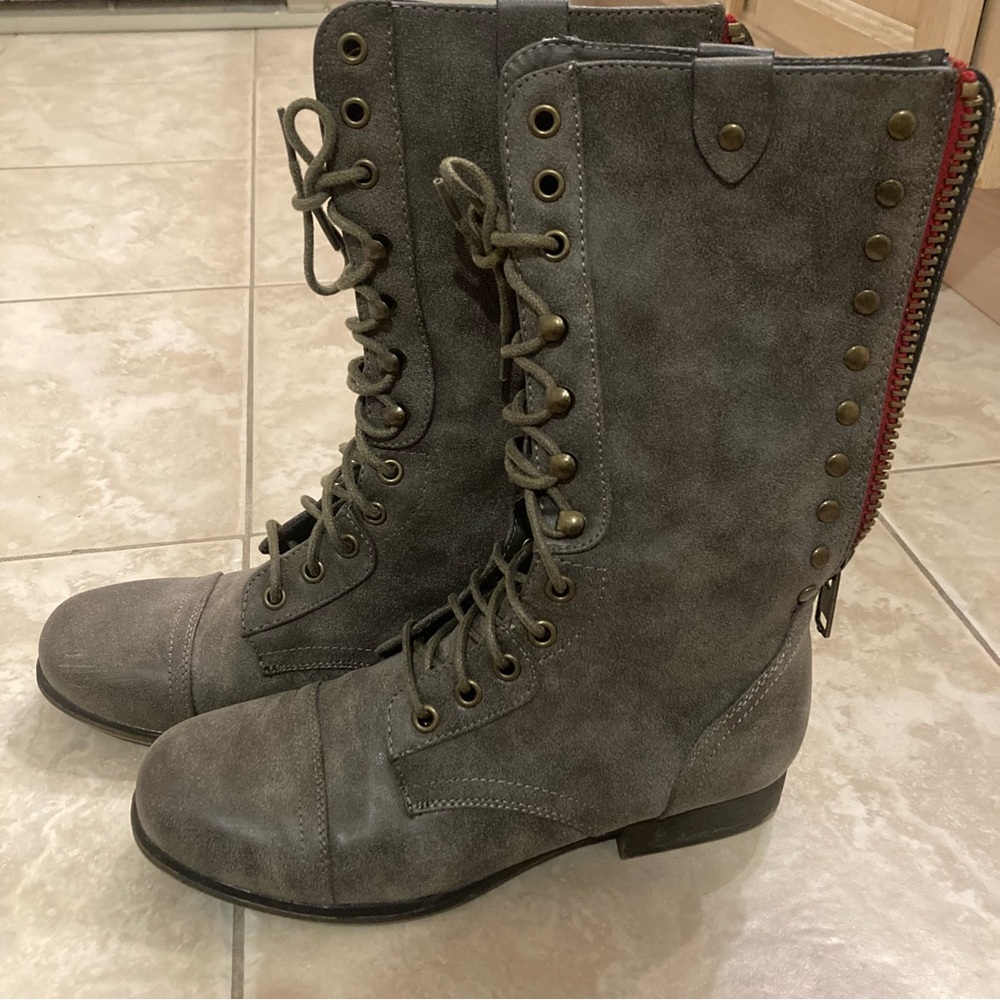 Madden Girl combat boots